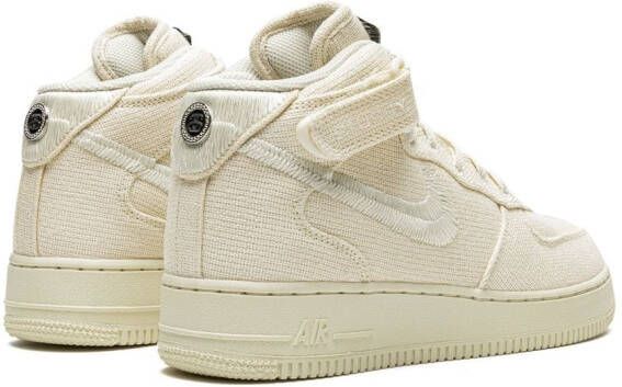 Nike x Stussy Air Force 1 low-top sneakers Zwart - Foto 12