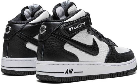 Nike x Stussy Air Force 1 low-top sneakers Wit
