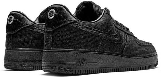 Nike x Stussy Air Force 1 low-top sneakers Zwart