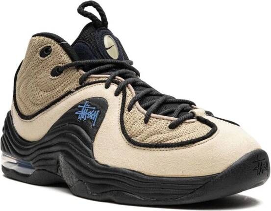 Nike "x Stüssy Air Penny 2 Rattan sneakers" Zwart