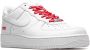 Nike x Supreme Air Force 1 sneakers rubber leer Polyester 10.5 Wit - Thumbnail 2