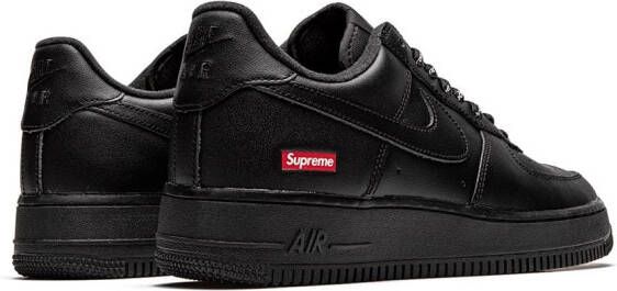 Nike x Supreme Air Force 1 Low "Mini Box Logo Black" sneakers Zwart