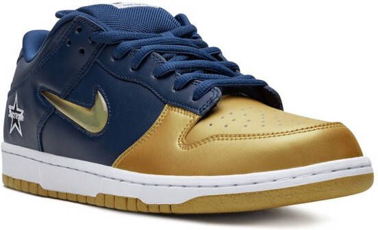 Nike x Supreme SB Dunk low-top sneakers Goud