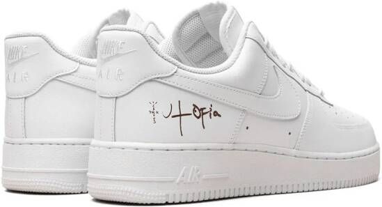 Nike "x Travis Scott Air Force 1 '07 Utopia Edition sneakers" Wit