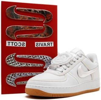 Nike x Travis Scott Air Force 1 low-top sneakers Wit
