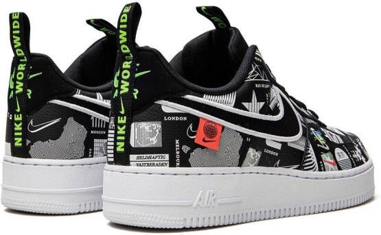 Nike x Undefeated Air Force 1 '07 LX 'Worldwide' sneakers Zwart