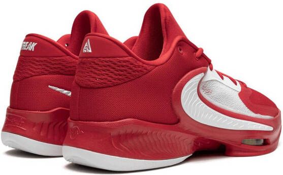 Nike "Zoom Freak 4 TB University Red White sneakers" Rood