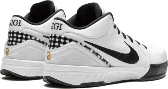 Nike "Zoom Kobe 4 Protro White Gold Emerald sneakers" Wit