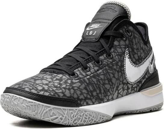 Nike Zoom LeBron NXXT Gen "Black Wolf Grey" sneakers Zwart