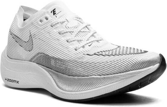 Nike "ZoomX Vaporfly Next 2 White Metallic Silver sneakers " Wit
