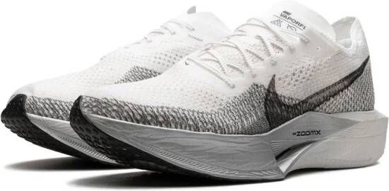 Nike "ZoomX Vaporfly Next % 3 White Particle Grey sneakers" Wit