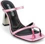 Nodaleto Angel A 90mm leather mules Roze - Thumbnail 2