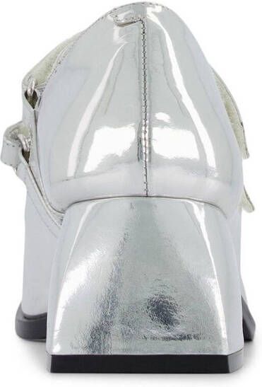 Nodaleto Bacara metallic Mary Jane schoenen Zilver