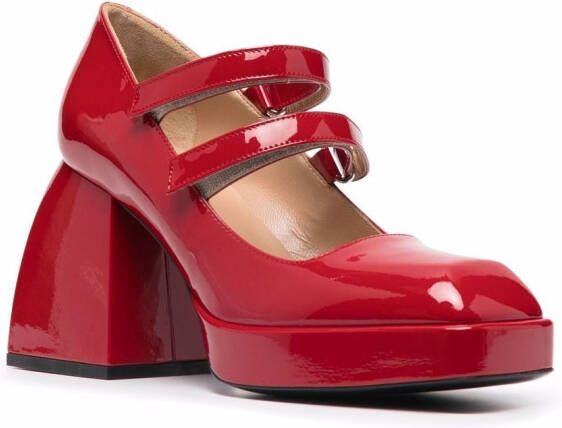 Nodaleto Bulla Babies leren pumps Rood