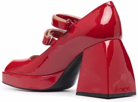 Nodaleto Bulla Babies leren pumps Rood