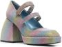 Nodaleto Bulla Babies pumps met glitter Blauw - Thumbnail 2