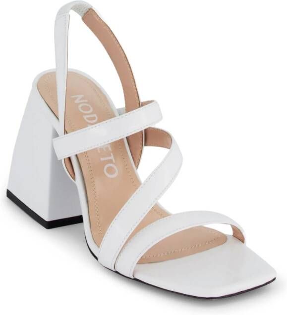 Nodaleto Bulla Gemini leren sandalen Wit