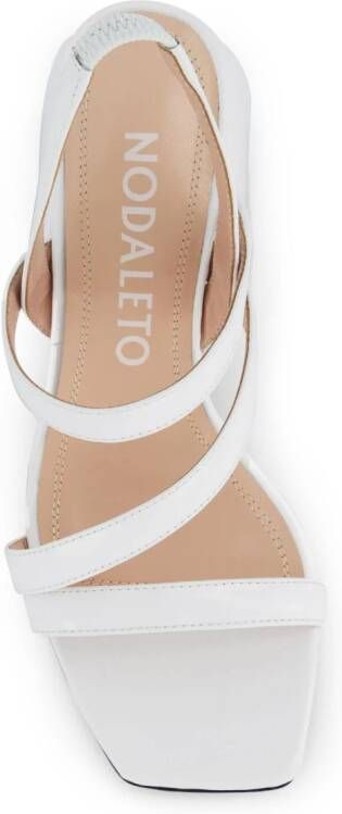 Nodaleto Bulla Gemini leren sandalen Wit