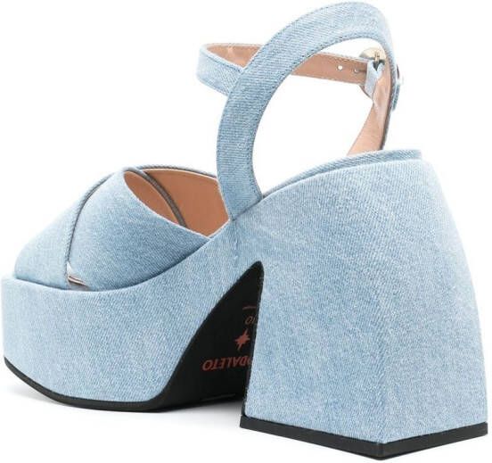 Nodaleto Bulla Joni denim sandalen Blauw