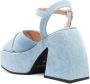 Nodaleto Bulla Joni denim sandalen Blauw - Thumbnail 3