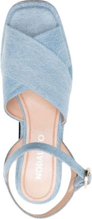 Nodaleto Bulla Joni denim sandalen Blauw