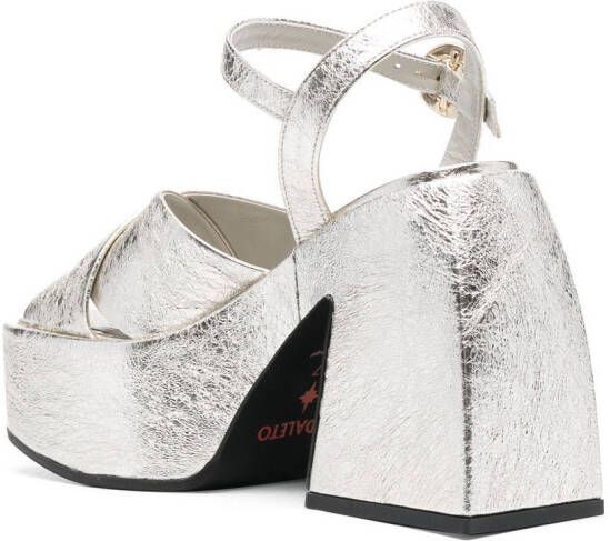 Nodaleto Bulla metallic sandalen