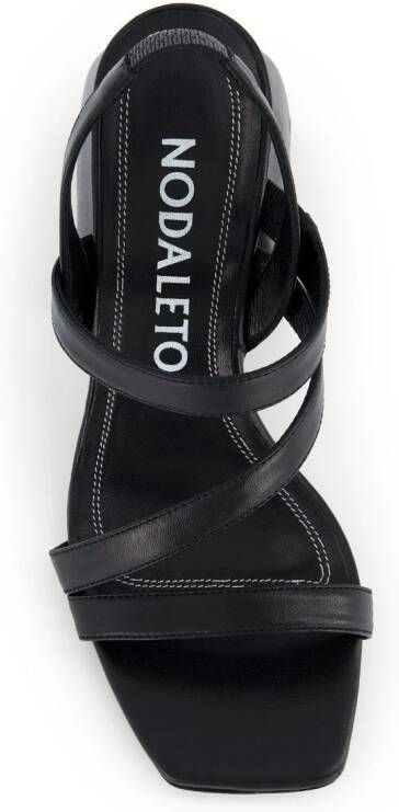 Nodaleto Bulla sandalen met bandjes Zwart