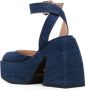 Nodaleto Sofia Bulla pumps met plateauzool Blauw - Thumbnail 3