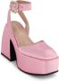 Nodaleto Bulla Sofia satijnen pumps Roze - Thumbnail 2