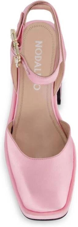 Nodaleto Bulla Sofia satijnen pumps Roze