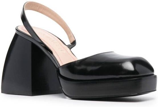 Nodaleto Glanzende pumps Zwart