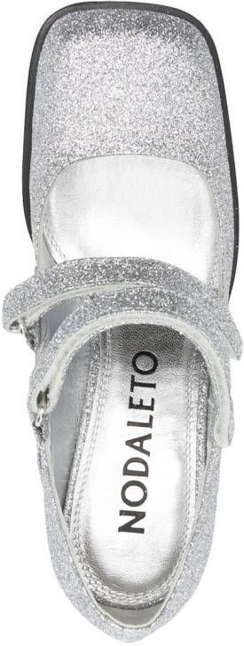 Nodaleto Leren sandalen Zilver