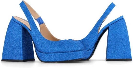 Nodaleto Pumps met blokhak Blauw