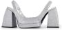 Nodaleto Pumps met vierkante neus Zilver - Thumbnail 4