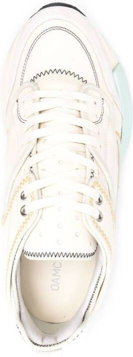 OAMC Aurora sneakers met panelen Beige