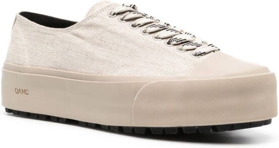 OAMC Sneakers met geribbelde zool Beige