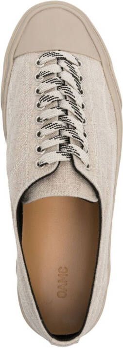 OAMC Sneakers met geribbelde zool Beige