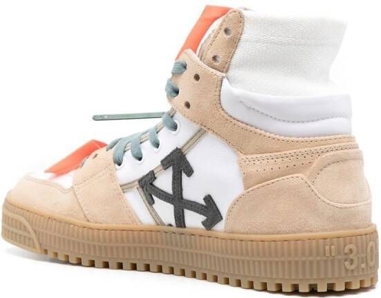 Off-White 3.0 Off-Court high-top sneakers Beige