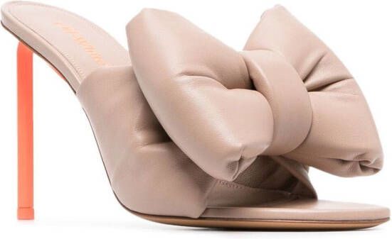 Off-White Allen sandalen met oversized strik Beige