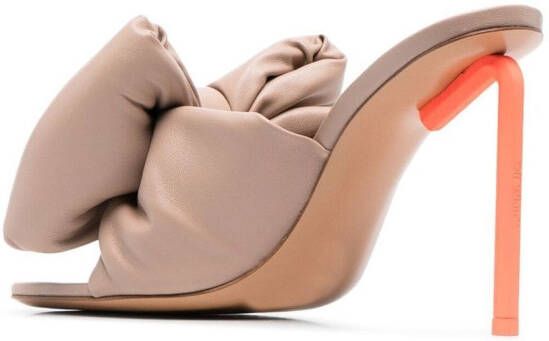 Off-White Allen sandalen met oversized strik Beige