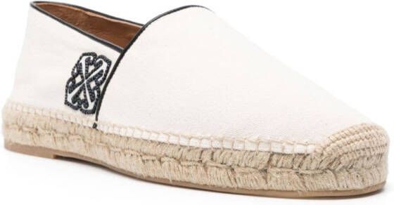 Off-White Anglette canvas espadrilles Wit
