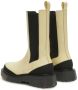 Off-White Chelsea laarzen met spons-effect Beige - Thumbnail 4