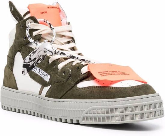 Off-White Court 3.0 high-top sneakers Groen
