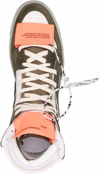 Off-White Court 3.0 high-top sneakers Groen