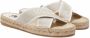 Off-White Crisscross espadrille sandalen Beige - Thumbnail 2