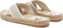 Off-White Crisscross espadrille sandalen Beige - Thumbnail 3