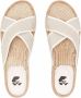 Off-White Crisscross espadrille sandalen Beige - Thumbnail 4