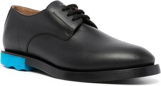 Off-White Derby schoenen met contrasterende zool Zwart