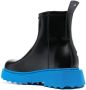 Off-White Enkellaarzen met rits BLACK BLUE - Thumbnail 3