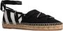 Off-White Espadrilles Canvas Laces Flat Espadrillas in zwart - Thumbnail 11